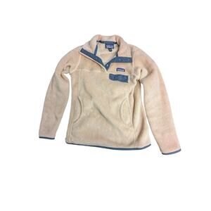 Patagonia‎ Women's Tan Lightweight Fleece Snap-T Pullover XS